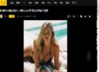超模Klara晒泳池写真 穿比基尼身材凹凸有致好性感