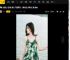 鞠婧祎湖边拍照秒变氧气感美女！穿绿色吊带裙清新靓丽