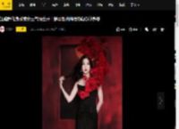 江疏影化身玫瑰女王气场全开！穿黑色抹胸裙勾勒曼妙身姿