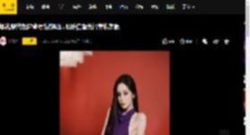 娜扎穿紫色露背裙性感吸睛 肌肤白皙光滑美貌养眼
