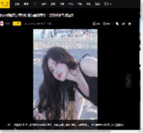 张天爱晒海边美照秒变氛围感美女！波浪秀发气质温柔